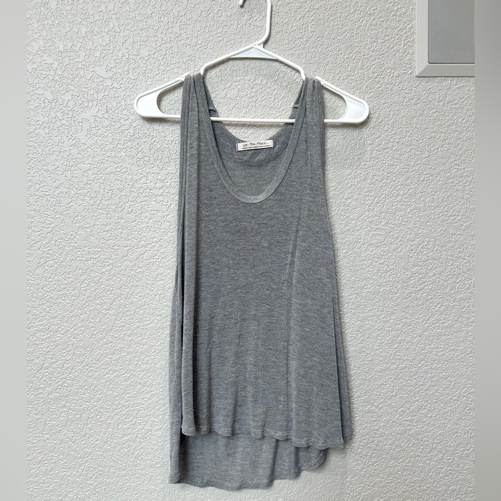 We The Free Gray Tank Top
